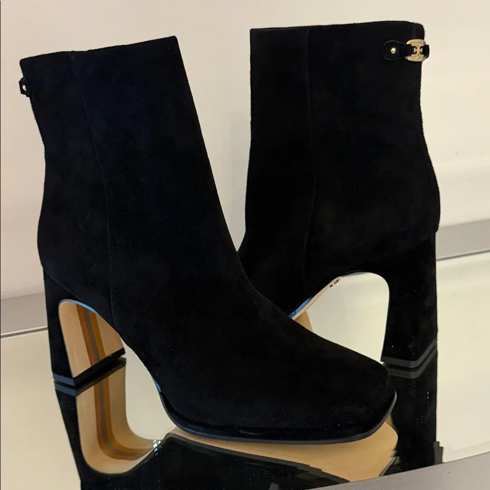 SAM EDELMAN Irie Black Suede Boots Women’s size 9 - Picture 16 of 16